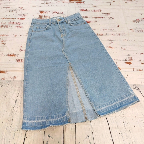 Zara Skirts Zara Denim Skirt Poshmark